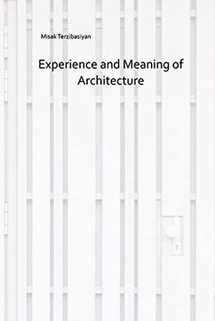 portada Experience and Meaning of Architecture (en Inglés)