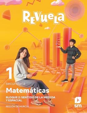 portada Matemáticas. 1 Secundaria. Revuela. Región de Murcia