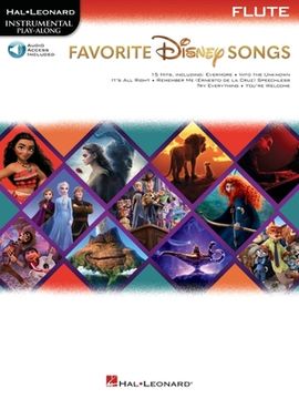 portada Favorite Disney Songs: Instrumental Play-Along for Flute (in English)