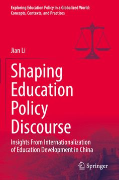 portada Shaping Education Policy Discourse de Li(Springer Verlag Gmbh) (en Inglés)