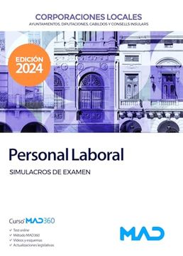 portada Personal Laboral de Ayuntamientos, Diputaciones y Otras Corporaciones Locales. Simulacros de Examen (in Spanish)