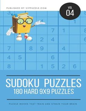 portada Sudoku Puzzles - 180 Hard 9x9 Puzzles