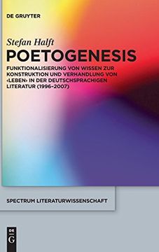 portada Poetogenesis (Spectrum Literaturwissenschaft (in German)