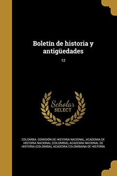 portada Boletín de Historia y Antigüedades; 12