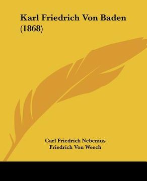 portada karl friedrich von baden (1868) (en Inglés)