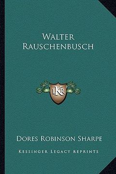 portada walter rauschenbusch (en Inglés)