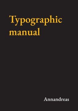 portada Typographic manual