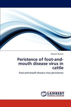 portada peristence of foot-and-mouth disease virus in cattle (en Inglés)