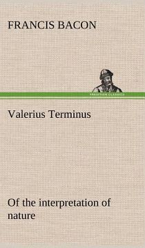 portada valerius terminus of the interpretation of nature