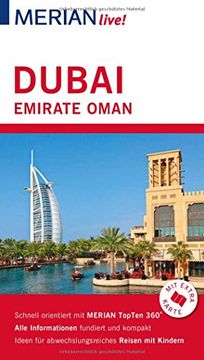 portada Merian Live! Reiseführer Dubai, Emirate, Oman: Mit Extra-Karte zum Herausnehmen (en Alemán)