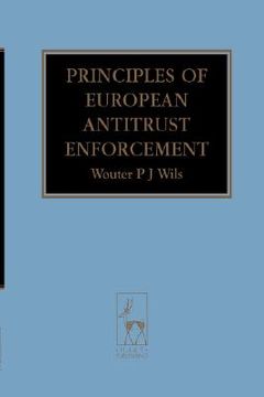 portada principles of european antitrust enforcement (en Inglés)