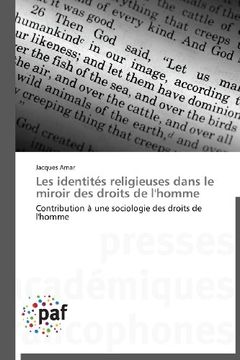portada Les Identites Religieuses Dans Le Miroir Des Droits de L'Homme
