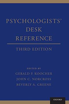 portada Psychologists' Desk Reference (in English)