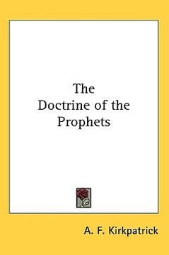portada the doctrine of the prophets (in English)