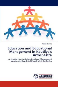 portada education and educational management in kautilya's arthshastra (en Inglés)
