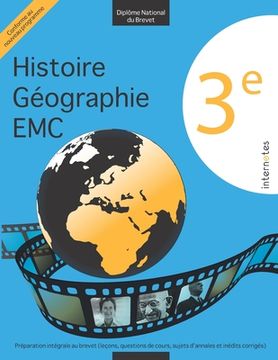 portada 3e - Diplôme national du Brevet - Histoire - Géographie - EMC - Préparation intégrale au brevet (leçons, questions de cours, sujets d'annales et inédi (en Francés)