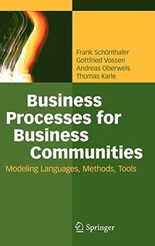 portada Business Processes for Business Communities: Modeling Languages, Methods, Tools (en Inglés)