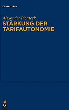 portada Stärkung der Tarifautonomie (in German)