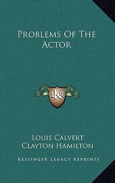 portada problems of the actor (en Inglés)