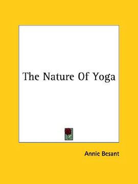 portada the nature of yoga (in English)