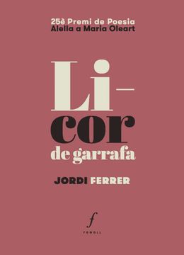 portada Licor de Garrafa (in Catalá)