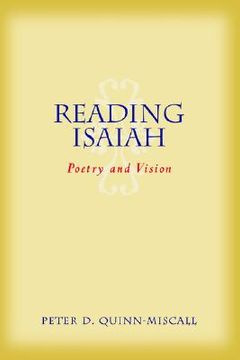 portada reading isaiah: poetry and vision (en Inglés)