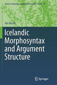 portada Icelandic Morphosyntax and Argument Structure (en Inglés)
