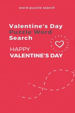 portada Word puzzle Search Valentine's Day puzzle Word Search Happy Valentine's Day (en Inglés)