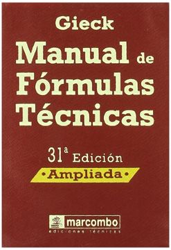 portada Manual de Formulas Técnicas -31ª Edición (in Spanish)