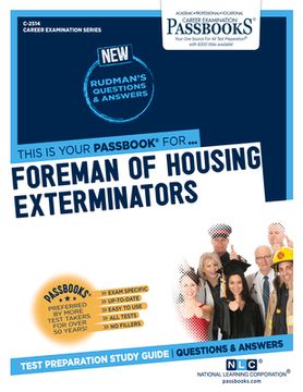 portada Foreman of Housing Exterminators (C-2514): Passbooks Study Guide Volume 2514 (in English)