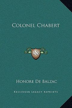 portada colonel chabert (en Inglés)