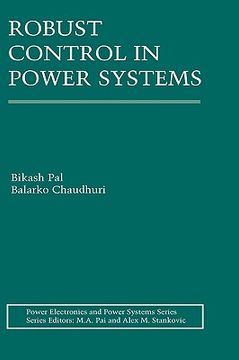 portada robust control in power systems (en Inglés)
