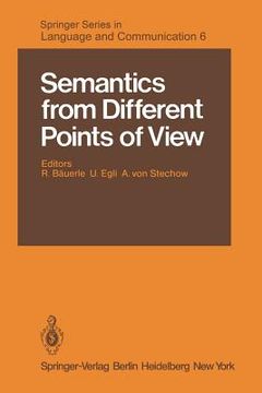 portada semantics from different points of view (en Inglés)
