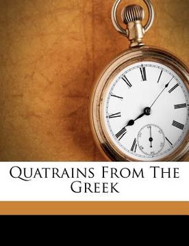 portada quatrains from the greek (en Inglés)