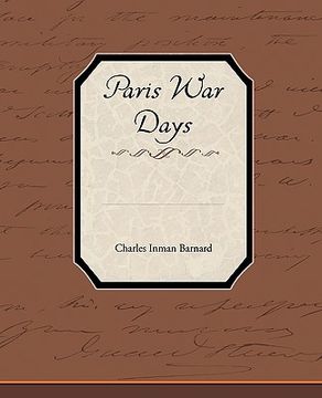 portada paris war days (en Inglés)