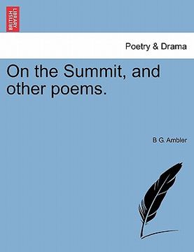 portada on the summit, and other poems.