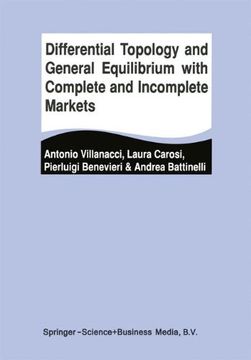 portada differential topology and general equilibrium with complete and incomplete markets (en Inglés)