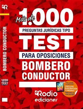 portada Mas de 1. 000 Preguntas Juridicas Para Bombero-Conductor.