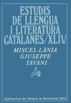 portada Miscel. Lania Giuseppe Tavani 3 (in Catalá)