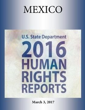 portada MEXICO 2016 HUMAN RIGHTS Report (en Inglés)
