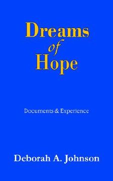 portada dreams of hope (en Inglés)