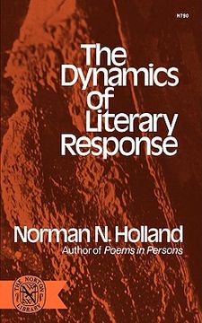 portada dynamics of literary response (en Inglés)