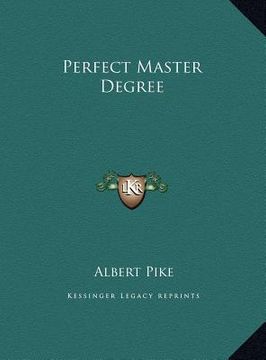 portada perfect master degree (in English)