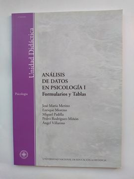 portada Analisis de Datos en Psicologia i. Formularios y Tablas.