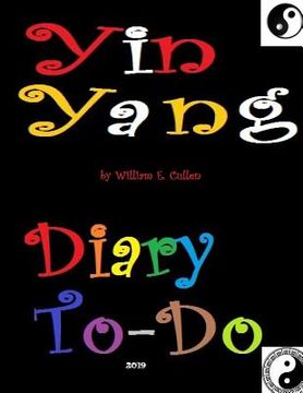 portada Yin Yang: Diary To-Do 2019 (en Inglés)