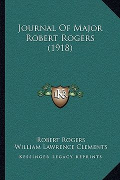 portada journal of major robert rogers (1918) (in English)
