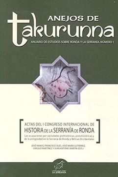 portada ANEJOS TAKURUNNA Nº1 Actas del I Congreso Internacional de Historia de la Serranía de Ronda