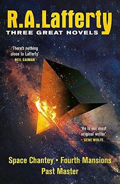 portada R. A. Lafferty: Three Great Novels: Space Chantey, Fourth Mansions, Past Master (Paperback) (en Inglés)