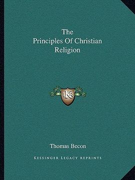 portada the principles of christian religion (in English)