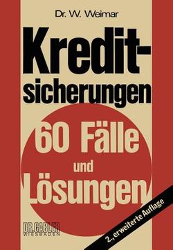 portada Kreditsicherungen: 60 Fälle Und Lösungen (in German)